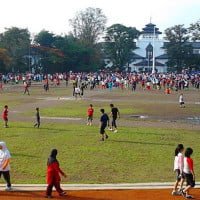 Binjas Sore Hari  di Gasibu